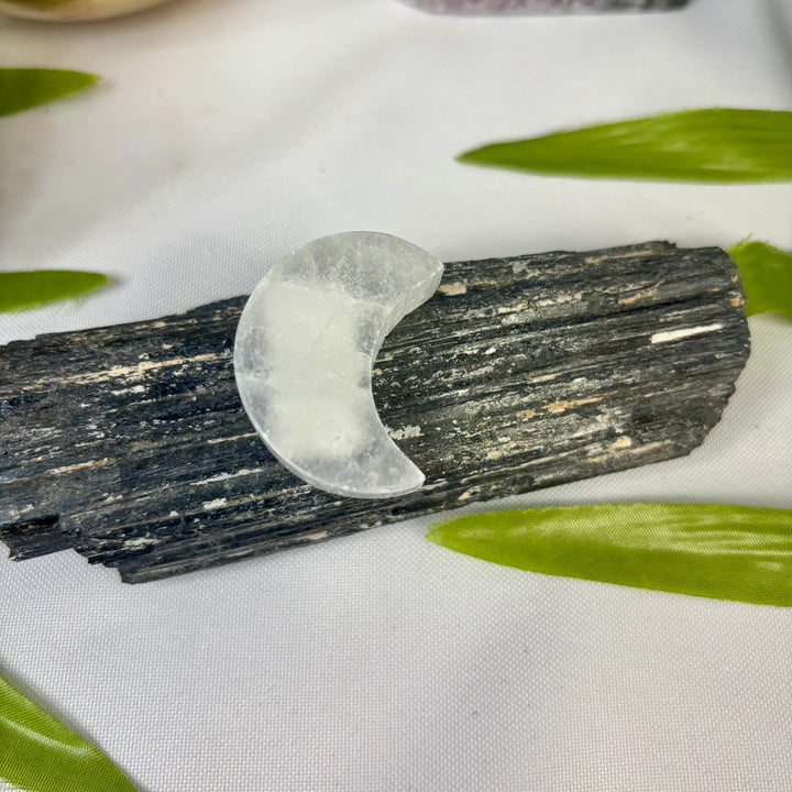 Selenite Crescent Moon SCM-5