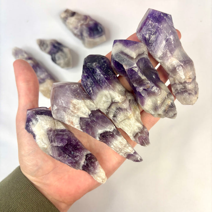 Chevron Amethyst Rough Point- AME1-6