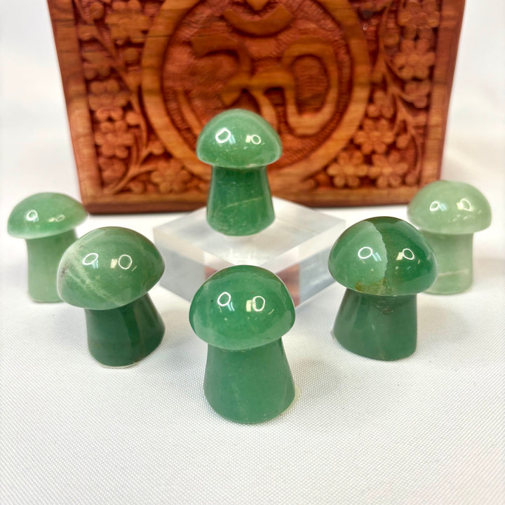 Green Aventurine Mushroom- MS25008