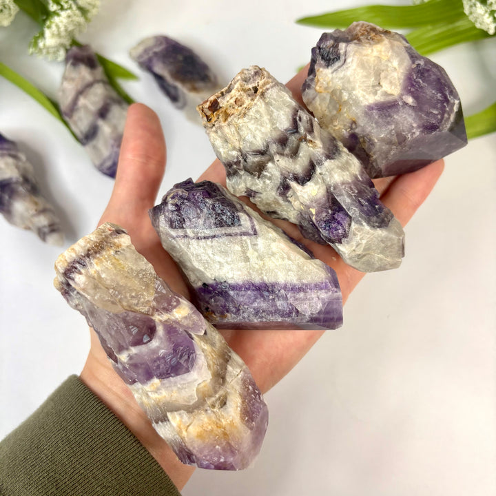 Chevron Amethyst Rough Point- AME1-7