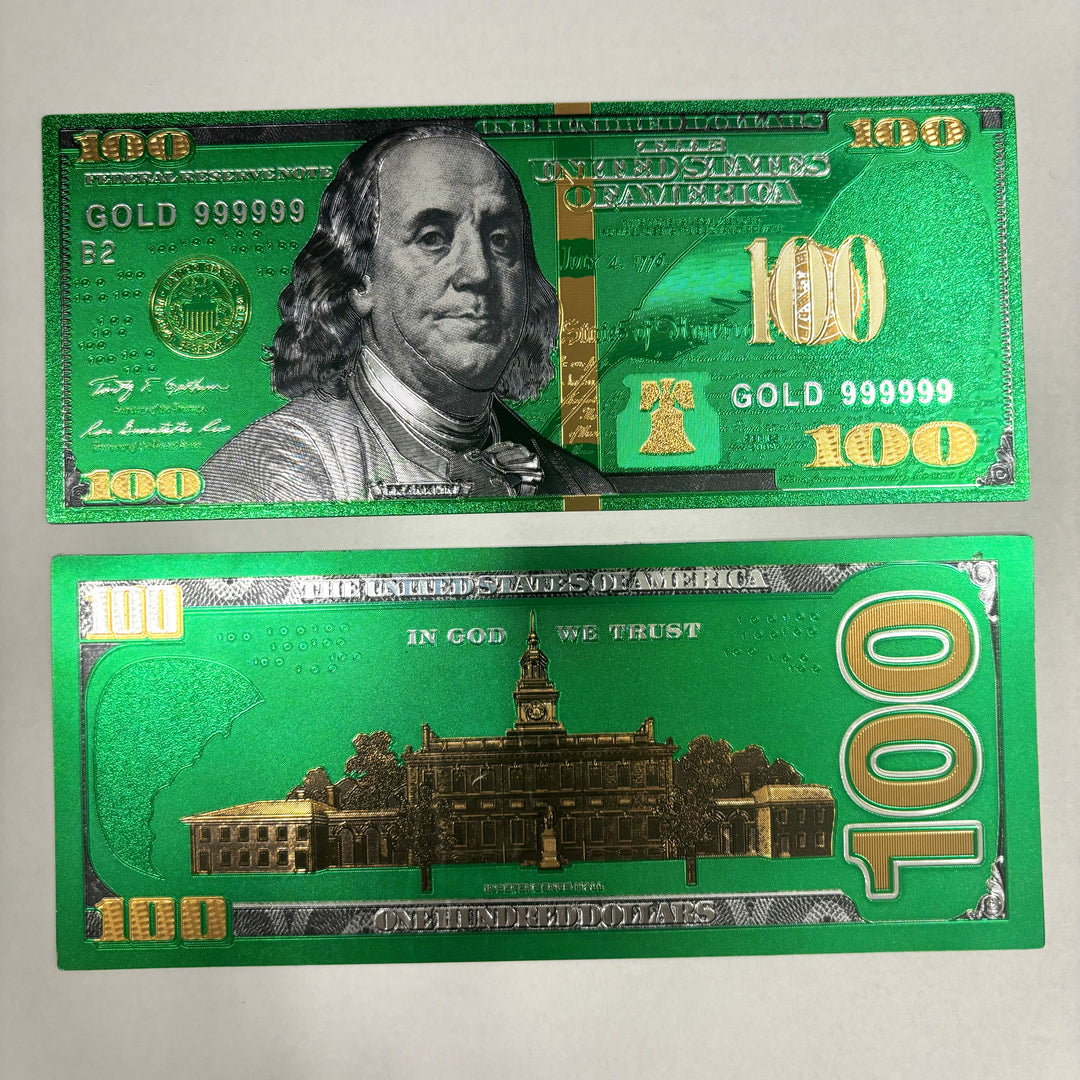 Green 100 Dollar Bill