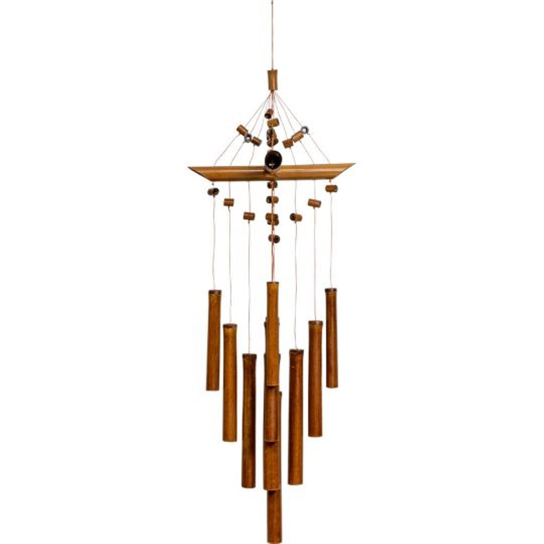 Bamboo Windchime - Crisscross