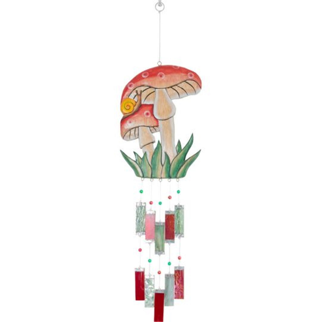 Mushroom Glass Windchime