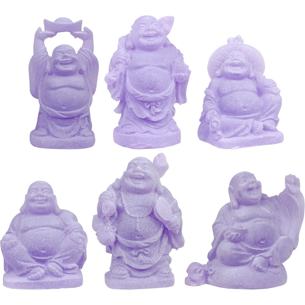 Buddha 1-inch Purple (6-pack)
