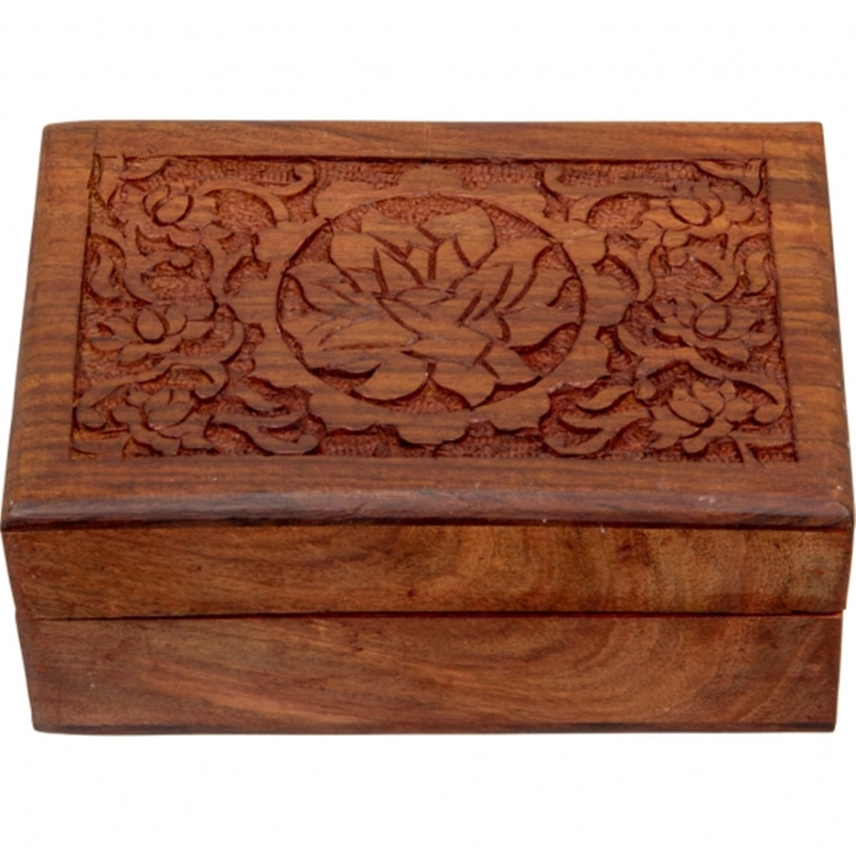 Wood Box - Lotus Flower