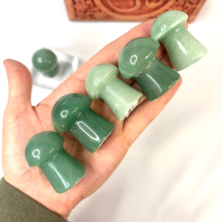 Green Aventurine Mushroom- MS25008