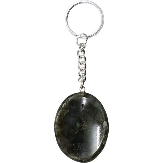 Worry Stone Keychain Labradorite