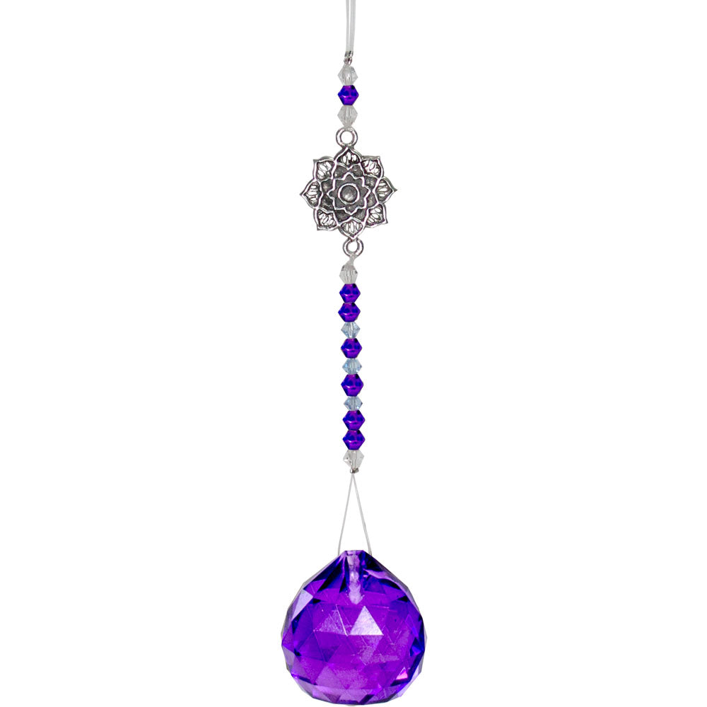 Hanging Crystal Prism Lotus