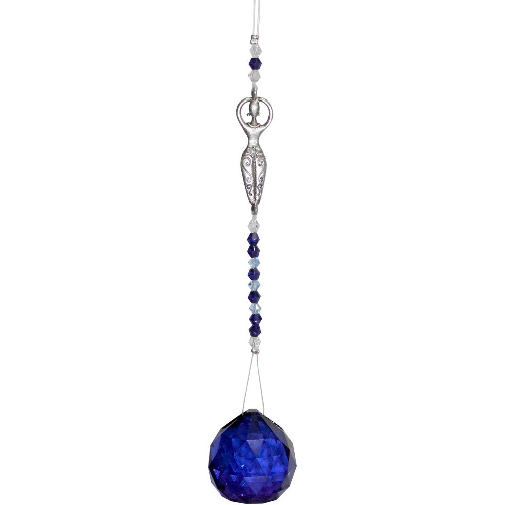 Hanging Crystal Prism Goddess