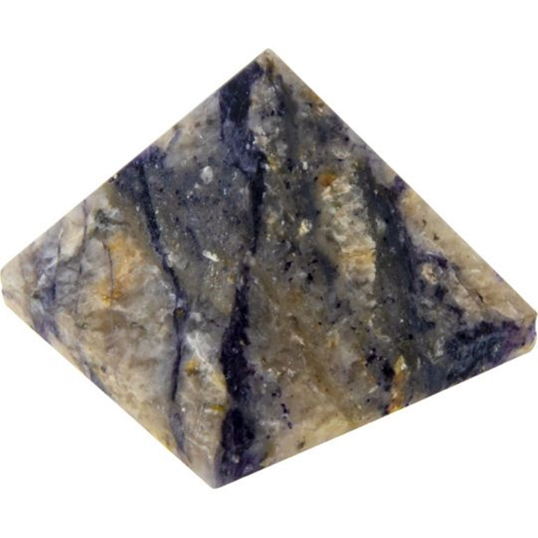 Opalized Fluorite Pyramid