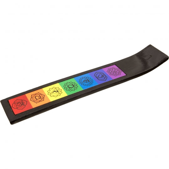 Wood Incense Holder - Chakras