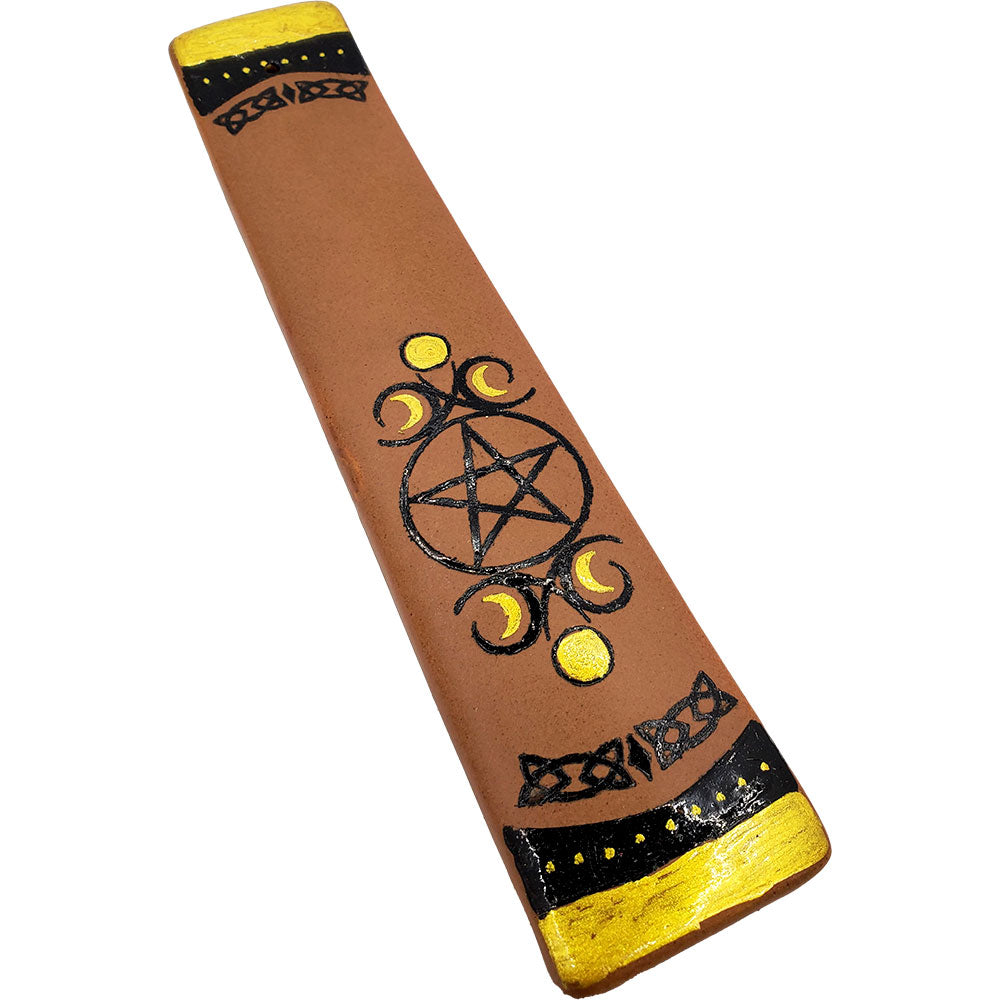 Terra Cotta Pentacle Incense Burner