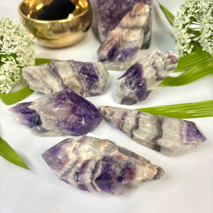Chevron Amethyst Rough Point- AME1-8