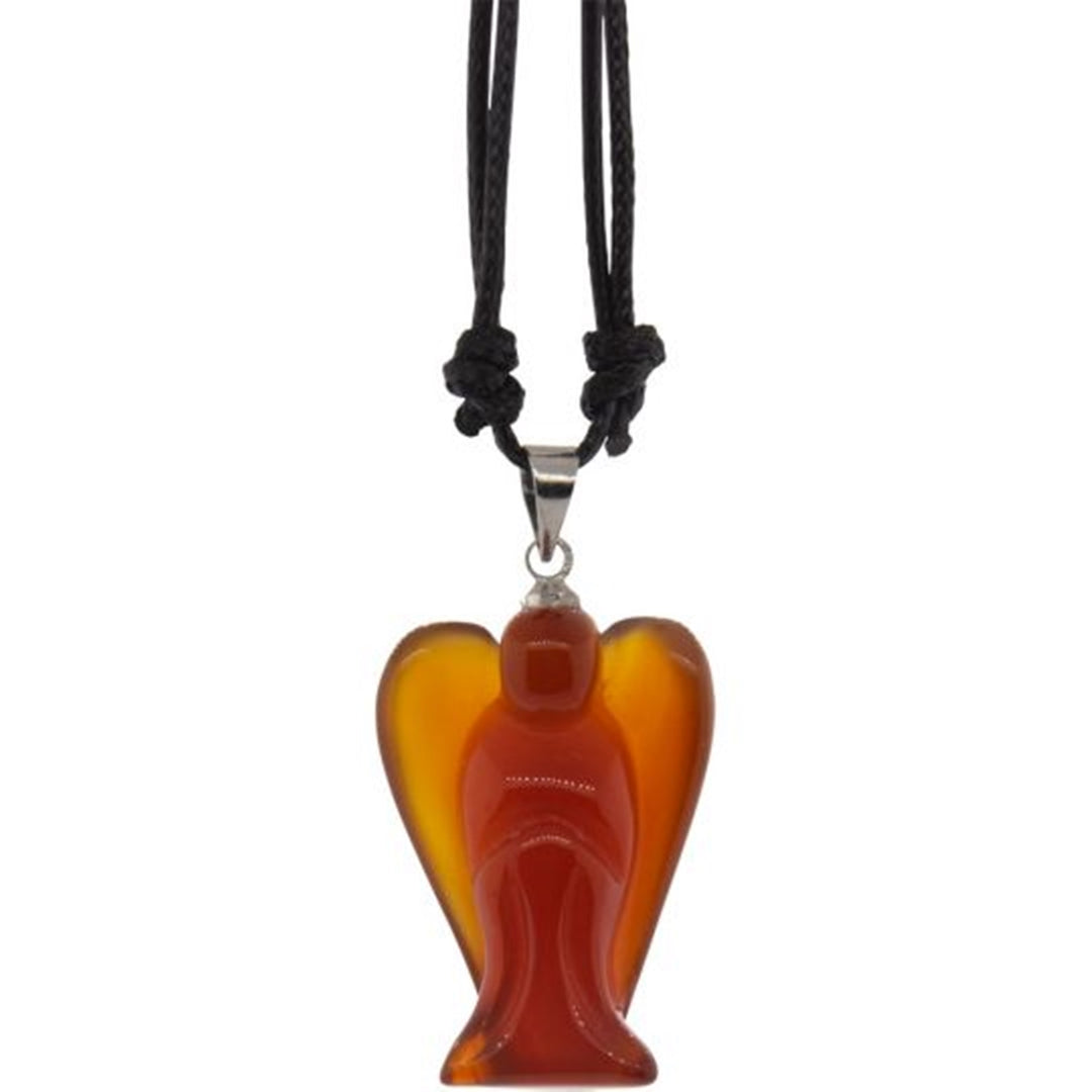 Carnelian Angel Necklace