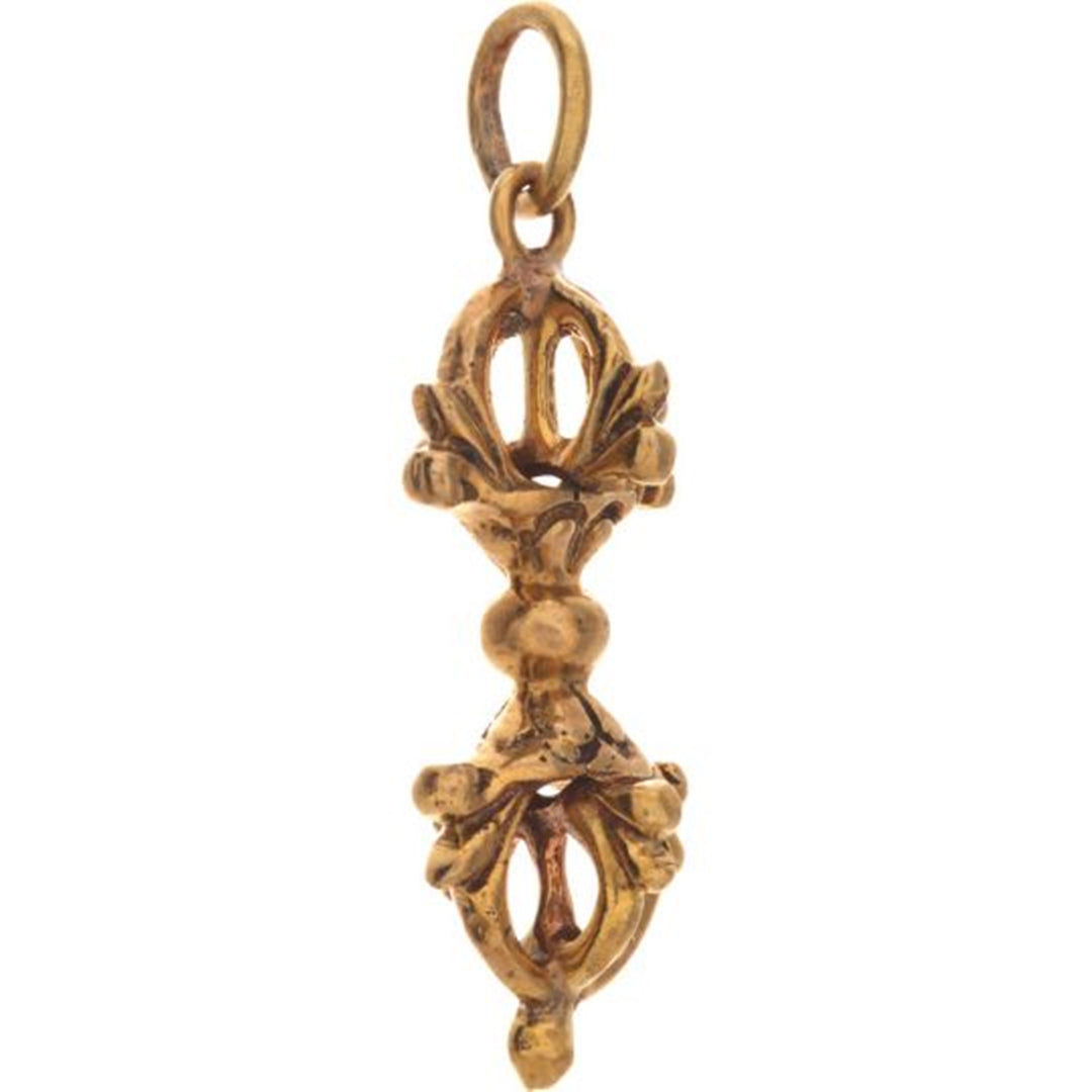 Tibetan Pendant - Brass Dorje