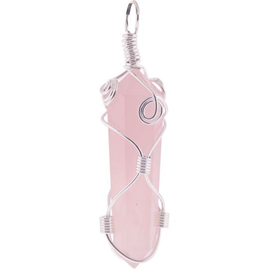 Rose Quartz Point Pendant