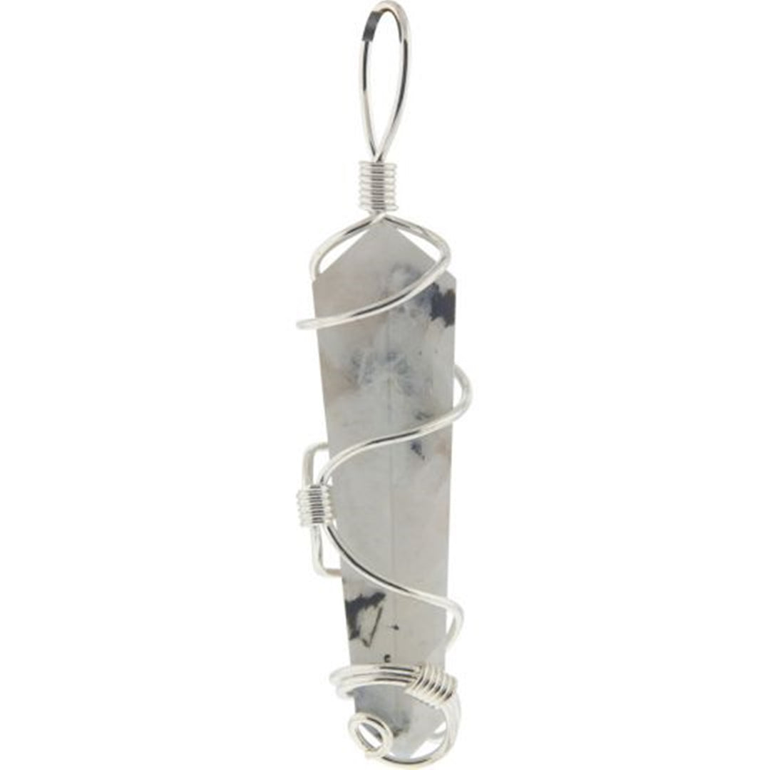 Rainbow Moonstone Point Pendant
