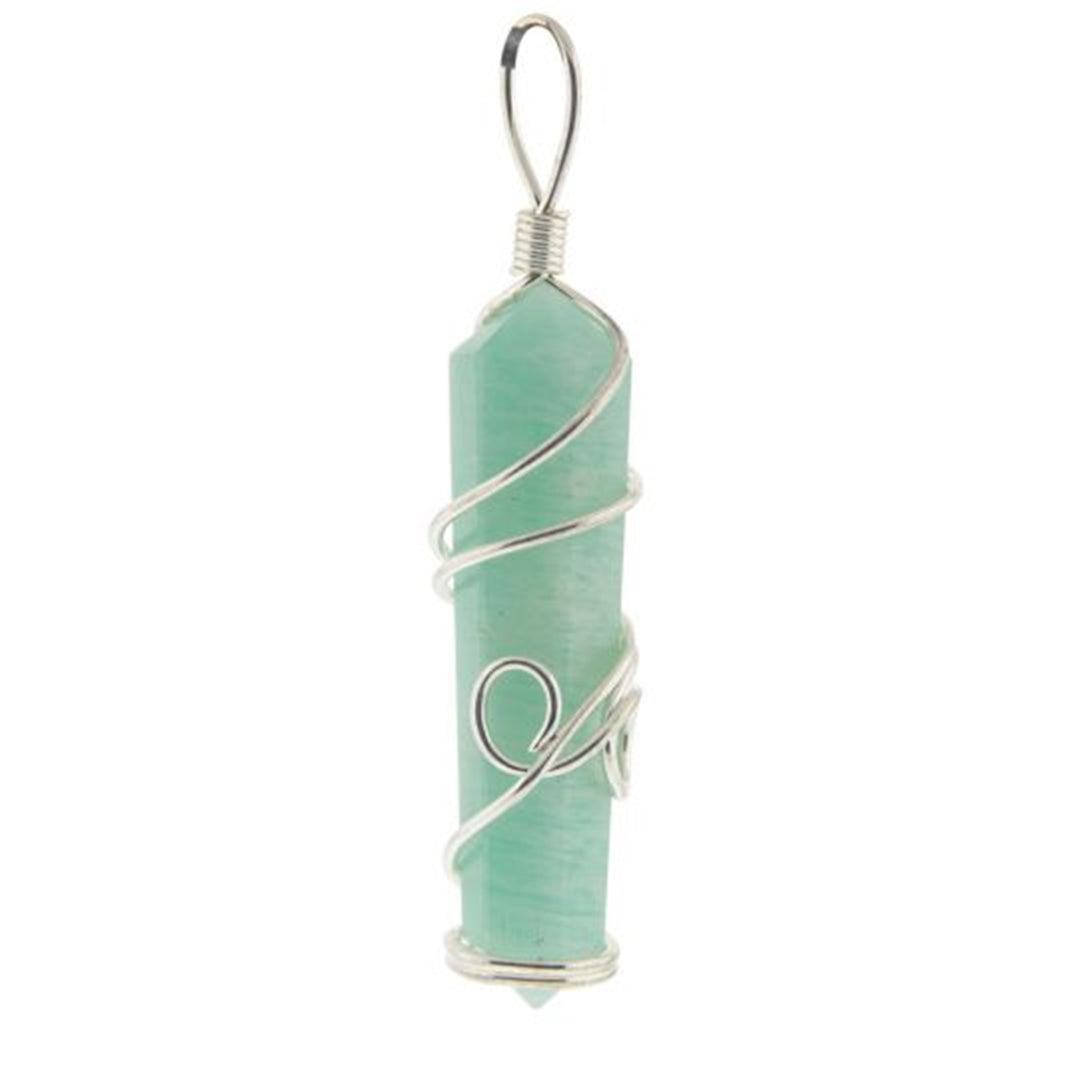 Amazonite Point Pendant