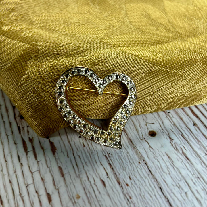 Gerry's Vintage Heart Pin-LC084