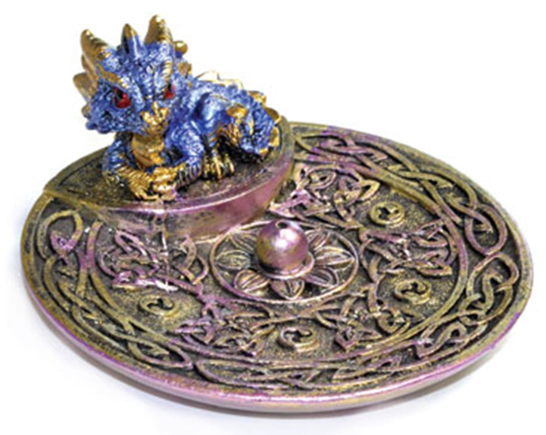 Blue Dragon Incense Burner 4 1/2 "