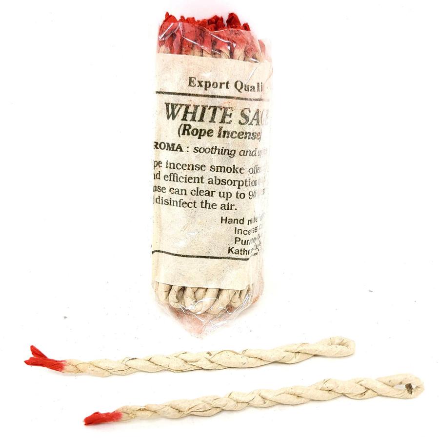 White Sage - Tibetan Rope Incense (45 Ropes)