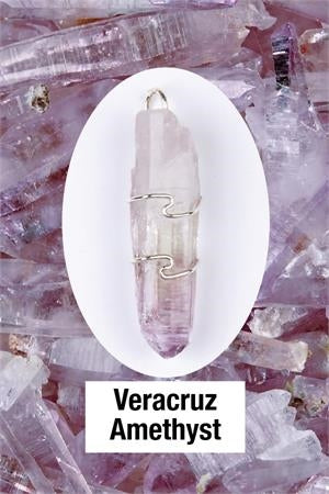 Vera Cruz Amethyst Wrapped Pendant