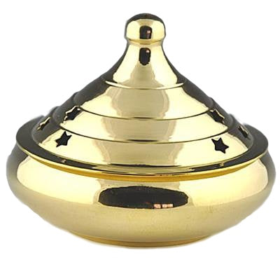 Temple Burner-Brass 4"