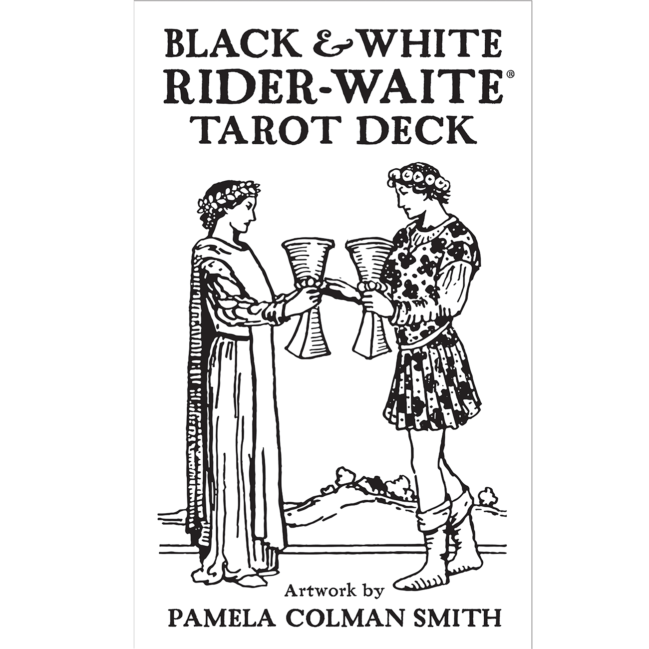 Black & White Rider-Waite Tarot Deck