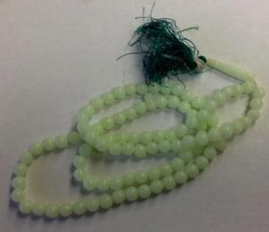 (Clearance) Green Plastic Mala Prayer Beads