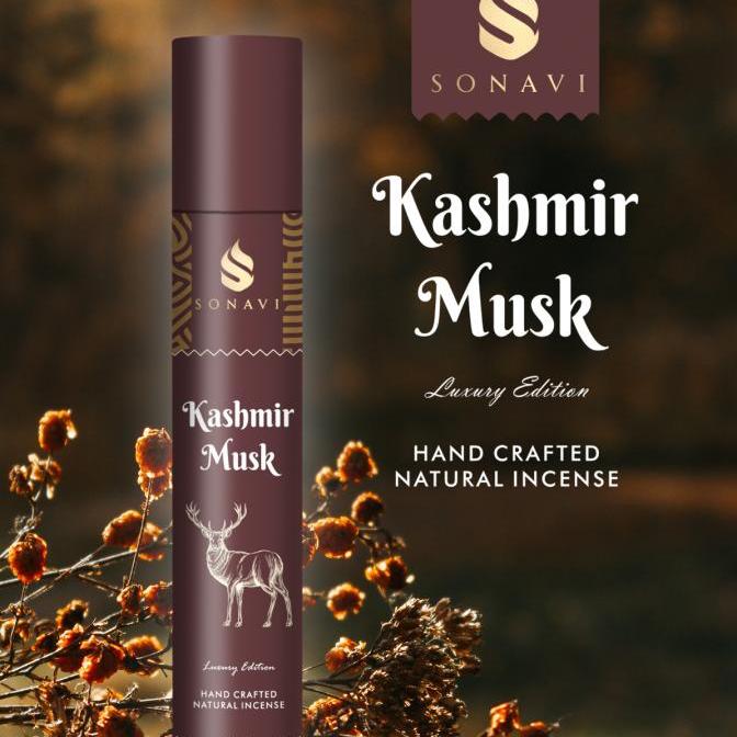 Kashmir Musk - Sonavi's Luxury Edition Incense Sitcks 50g