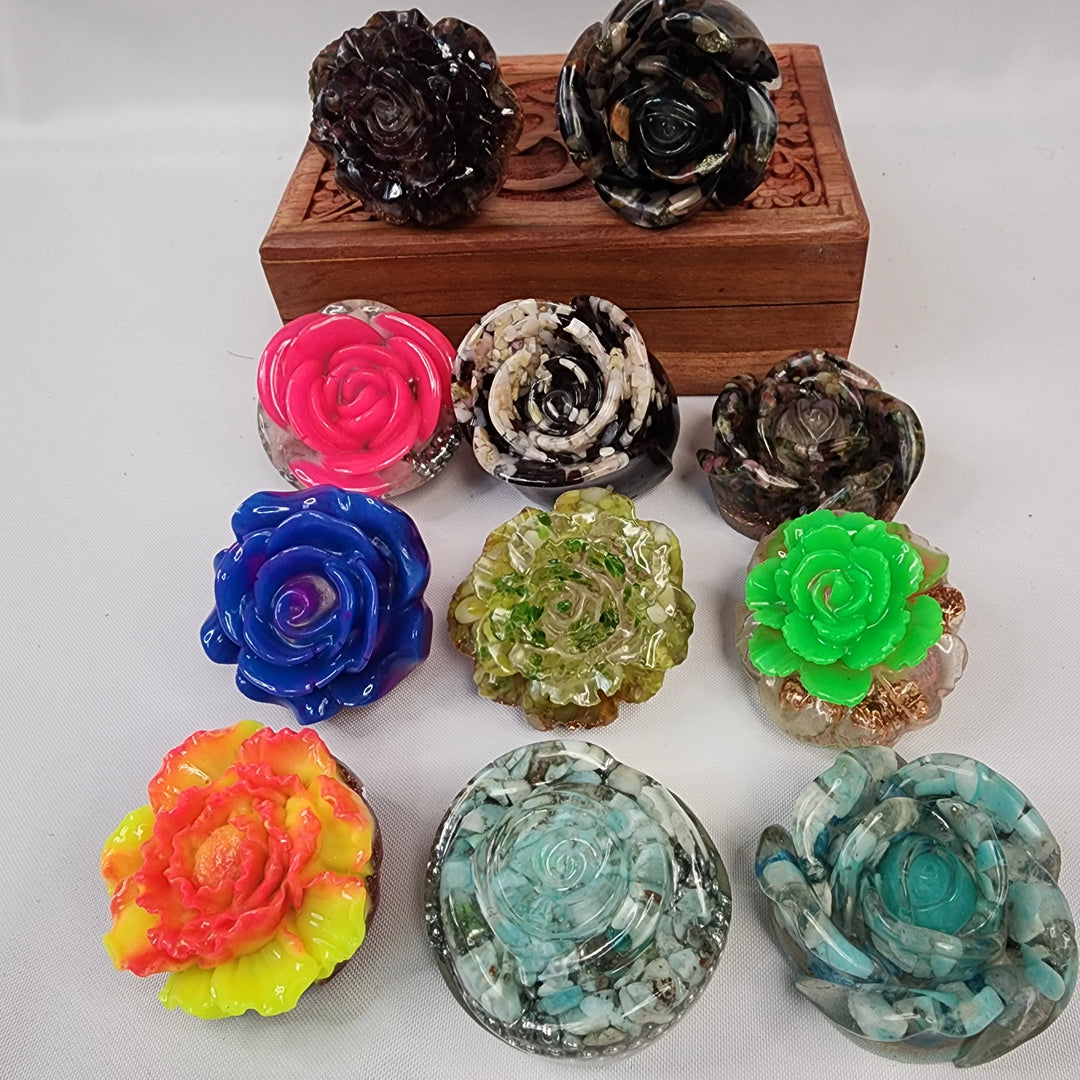 Assorted Orgonite Roses