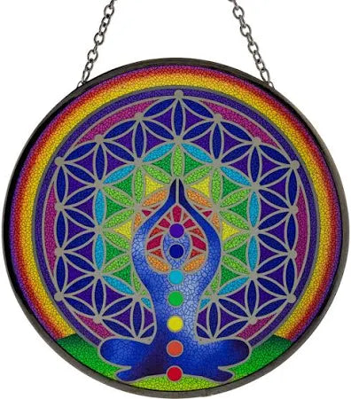 Glass Suncatcher - Chakra