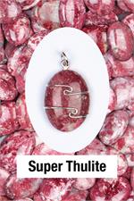 Super Thulite Wrapped Pendant
