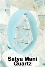 Satya Mani Quartz Wrapped Pendant