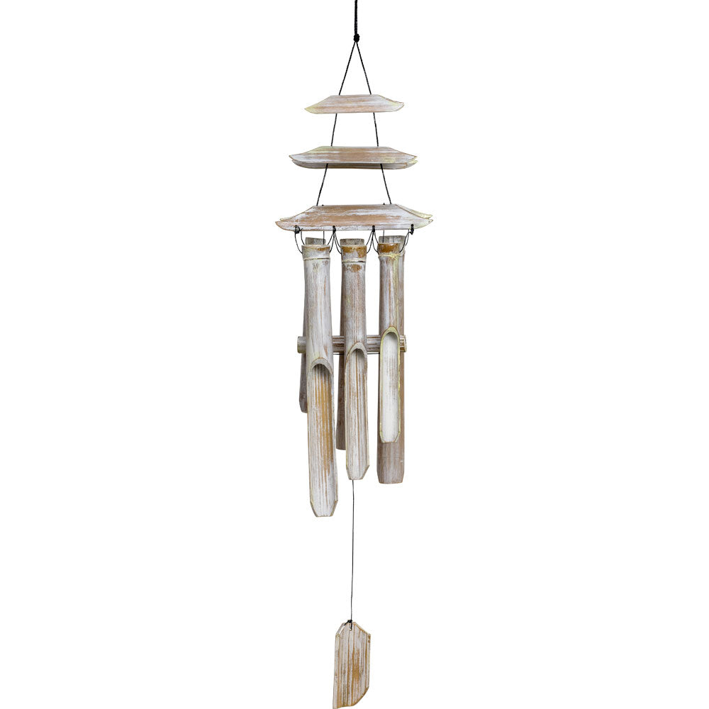 Bamboo Windchime White Pagoda