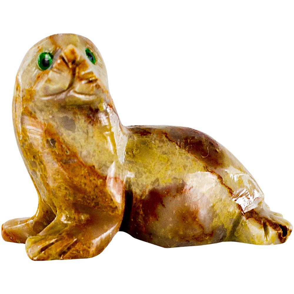 Spirit Animal - Seal, 1.25-inch (Dolomite)