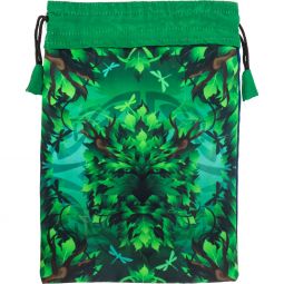 French Crepe Bag- Greenman 6"x8"