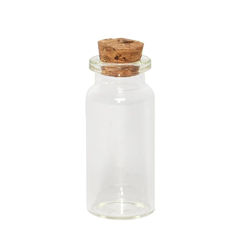 Glass Jar with Cork Lid (.4 oz) - Small