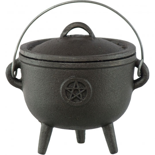 Cast Iron Cauldron 4.5-inch Pentacle
