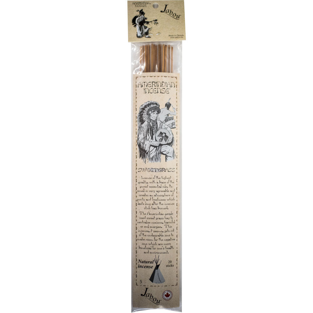 Sweetgrass AmerIndian Incense (20 sticks)