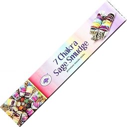 7 Chakras Sage Smudge- Stick Incense - 15g