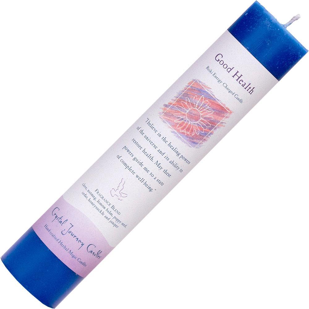 Good Health - Pillar Candle - Reiki Charged and Herbally Infused