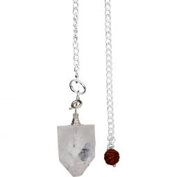Apophyllite Tip Natural Point Pendulum P31
