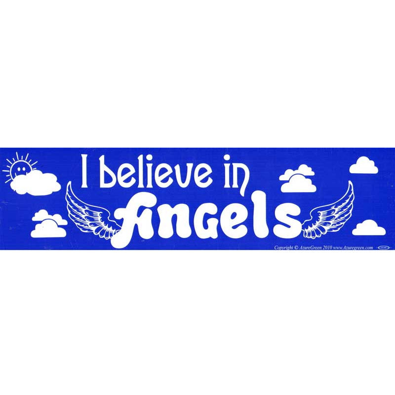 Believe in Angels Bumper Sticker (G-2)