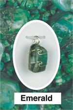 Emerald Wrapped Pendant