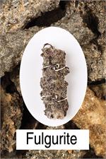 Fulgurite Wrapped Pendant