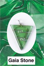 Gaia Stone Wrapped Pendant