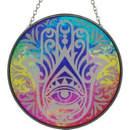 Glass Suncatcher Hamsa - Fatima