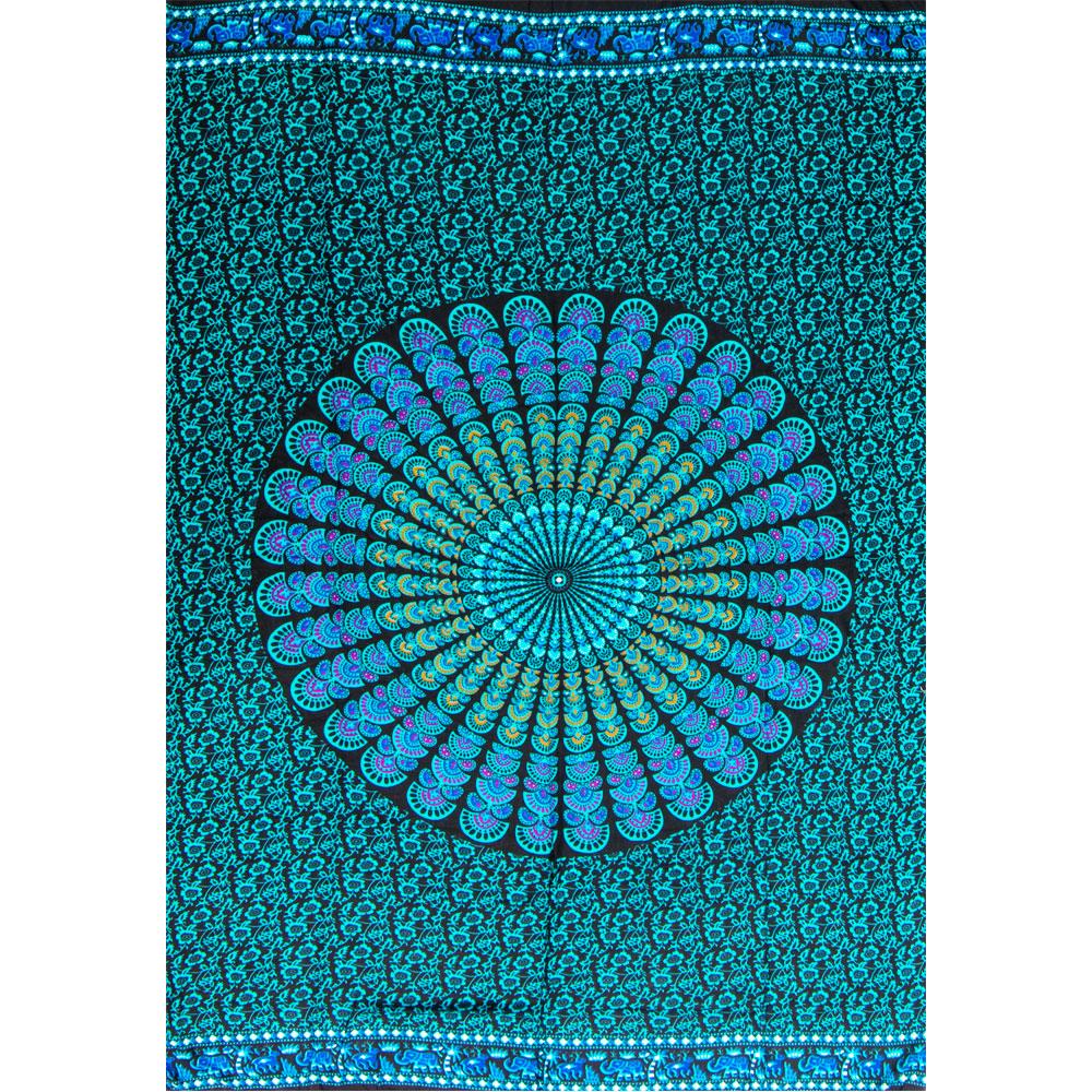 Green Mandala - Rayon Sarong 45"x62" (J)
