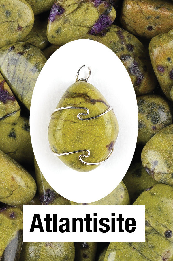 Atlantisite Wrapped Pendant